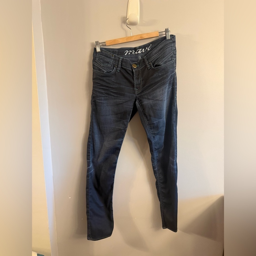Mavi “Lindy” Dark Wash Skinny Jeans – Size 30/32